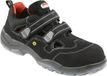ELTEN Veiligheidsschoenen SCOTT ESD S1, dames en heren, textiel, kunststof kap, licht, sportief, zwart, maat: 37