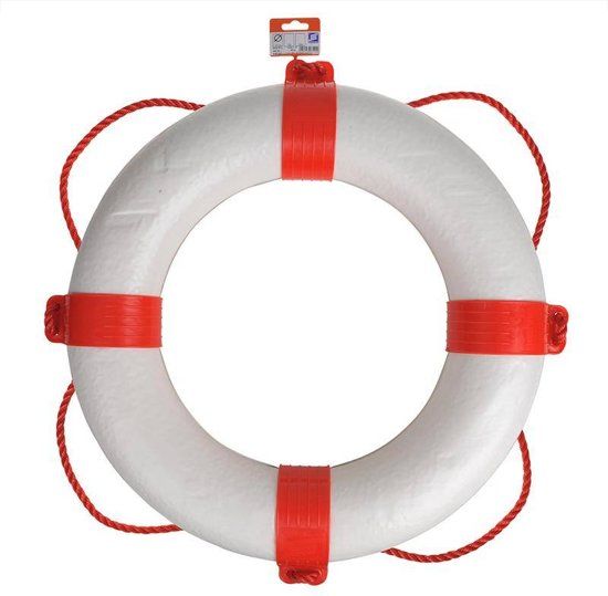 PRO Reddingsboei 600mm Wit / Rood