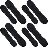 Merkloos / Sans marque Allecto Plus Haar Twister Set - Zwart - 8 Stuks