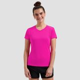 Rogelli Promo Dames Hardloopshirt - Korte mouw - Roze