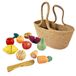 Egmont Toys panier de courses en bois fruits et légumes 2+