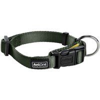 AniOne Classic nylon halsband groen M