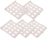 Merkloos Kledingkast Organizer - Opbergplank Kastverdeler - Kleding Opbergen - Stapelbaar Ontwerp - 11x28x11 cm - Geel