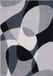 Safavieh Bohemian Indoor Hand Tufted Abstract Collection, ABT340, in Ivory / Charcoal, 60 X 91 cm