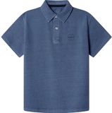 Pepe Jeans Logan Korte Mouw Poloshirt Blauw 10 Years Jongen