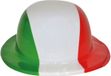 Funny Fashion Italie Bolhoed - Plastic - Volwassenen - Italiaanse Vlag Kleuren - Supporter