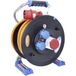as - Schwabe Xperts CEE kabelhaspel 30 m H07BQ-F 5G2,5, IP44 extérieur avec 2 prises de courant avec terre, 1 prise CEE 400 V 5 pôles, protection thermique, Made in Germany
