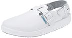 Abeba Werk schoenen Rubber werksandalen – leer, S3, Mannen, Wit, Maat 38