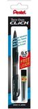 Pentel Twist Erase Click vulpotlood, 0,5 mm, zwart, 1 stuk