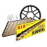 Kettingset DID Kettingset staal 530VX3 / 104 eindeloos voor Yamaha XJ 400/550 cc bj. 1981-1984