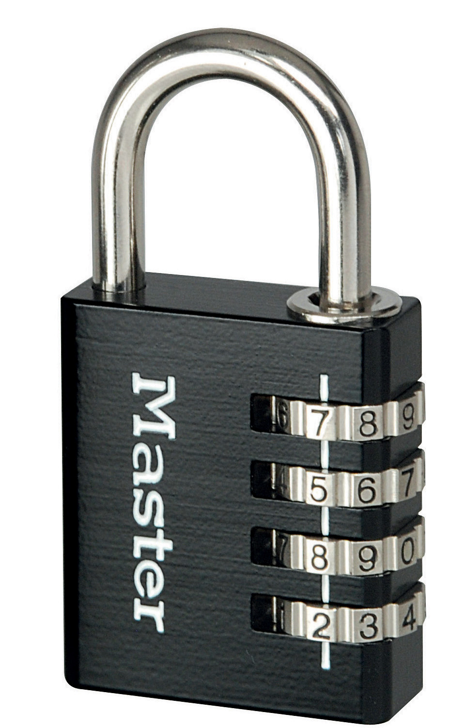 Masterlock Hangslot van 40 mm met vrije combinatiekeuze; zwart