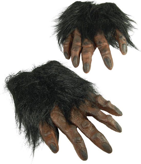 Bristol Novelty Ltd Bristol Novelty Unisex Adults Hairy Hands (1 Pair) (Brown)
