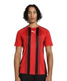 Puma Teamliga Shirt Korte Mouw Heren - Rood / Zwart | Maat: 3XL