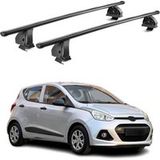 Aurilis Omac Barres De Toit Transversales En Acier Pour Hyundai I10 I 2007-2013