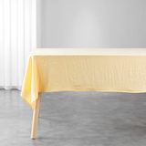Douceur d'Intérieur Suzy Tafelkleed, rechthoekig, 140 x 240 cm, geel, microvezel, gewassen
