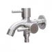 Sans marque Robinet de jardin double – Robinet de machine à laver, résistant au gel 1/2", pour jardin, extérieur, cuisine, salle de bain
