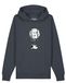 Watapparel Sweatshirt 'Funny Spaceman' antraciet / wit