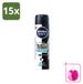 NIVEA MEN Vaporisateur Black & White Invisible Fresh, 150 ml - Lot économique - 15 pièces