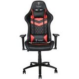 Alpha Omega Players Alpha Omega Gaming Stoel Players Berserker Thor Luxury Stoel voor Gaming Zwart en Rood