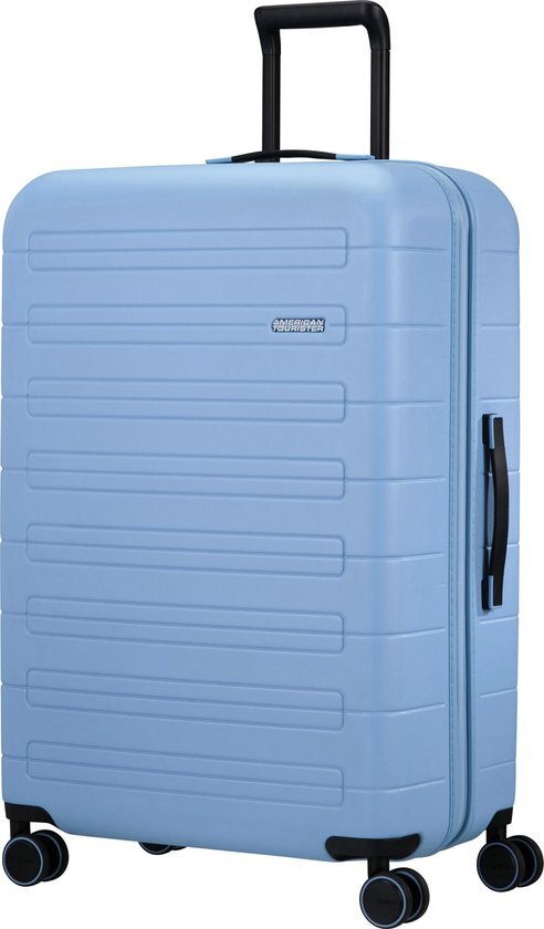 American Tourister American Tourister Novastream Spinner 77 Exp pastel blue Harde Koffer Blauw