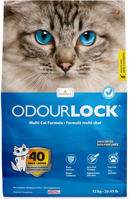 Odourlock Unscented - Kattenbakvulling - 12 kg