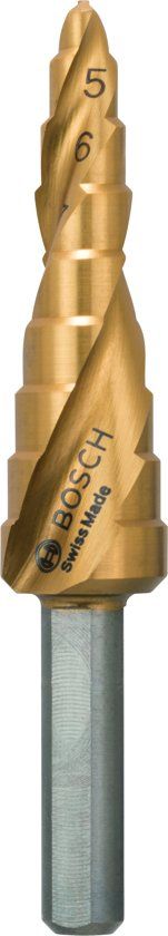 Bosch Stappenboor HSS-TiN 4 - 12 mm - 3165140107402