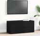 Prolenta Maison Exclusive - TV-meubel, 80 x 34 x 36 cm, zwart, eikenlook, houtvezel