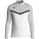 JAKO Iconische ritssluiting voor heren en dames, maat S, wit/zachtgrijs/antraciet, ademend sportsweatshirt, uniseks, met drooghoudfunctie en warme, zachte fleece-binnenkant