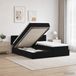 Maison Exclusive - Lit Ottoman avec matelas et repose-tête, 2 pièces, en velours noir