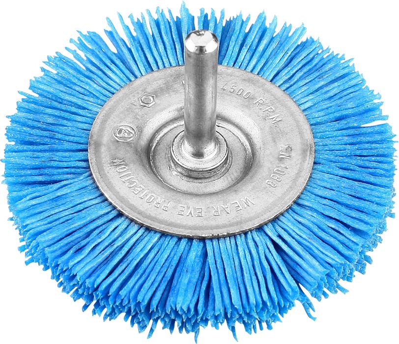 kwb Wheel brush 75mm - blauw