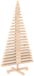 vidaXL Houten kerstboom KOTKA 120 cm Massief grenenhout Natuurlijk