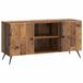 vidaXL TV-kast 102 x 34,5 x 50 cm Oud hout Bewerkt hout