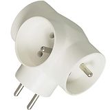 PremiumCord Multiplug 230V 10A 3Xround, wit