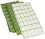Ritz Premium 100% katoenen geruite keukenhanddoeken van badstof, zeer absorberend, superzacht, duurzaam, 63,5 x 38 cm, 3-pack, cactusgroen