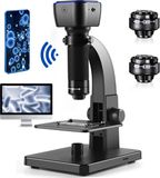 Zoomble® Digitale Microscoop met Camera – 500x/2000x Zoom – Beeld op Scherm via App - E-book Microscopie - Foto/Video - Wifi/USB - 1800mAh Batterij