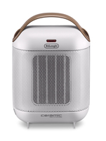De'Longhi Capsule HFX30C18.IW - Ceramic Fan Heater - 1800W - Brown/White