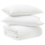 vidaXL Dekbed en Kussenset 3-delig 260 x 220 cm Winter 1200 g/stuk Wit