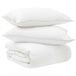 vidaXL Dekbed en Kussenset 3-delig 260 x 220 cm Winter 1200 g/stuk Wit
