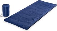 Merkloos Blauwe slaapzak warm 75 x 185 cm