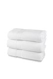 Handdoekenset Luxury Handdoekenset van badstof, 100% katoen, 3 stuks, 60 x 100 cm, wit