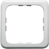 Häfele cadre de recouvrement 1-3 modules Série 10.000 plastique, 3 voies blanc