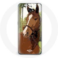Maniacase Etui voor Samsung Galaxy A3 2017 Quarter Horse bruin paardenrace