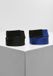 Urban Classics - 2-pack Kinder Canvas riem - Zwart/Blauw
