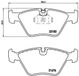 BREMBO Remblokkenset P 06 043X