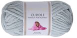 Utopia Crafts Cuddle Super Chunky Chenille Yarn - 100g - Light Grey