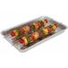 Gerimport barbecue grillschaal - 3x stuks - 34 x 23 cm - Vlees grillen - BBQ rooster - aluminium schaal