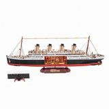 Robotime 1912 - Eternal Atlantic Voyager - Rolife Creation Set Series - TGL02 - Kit de modèle en bois