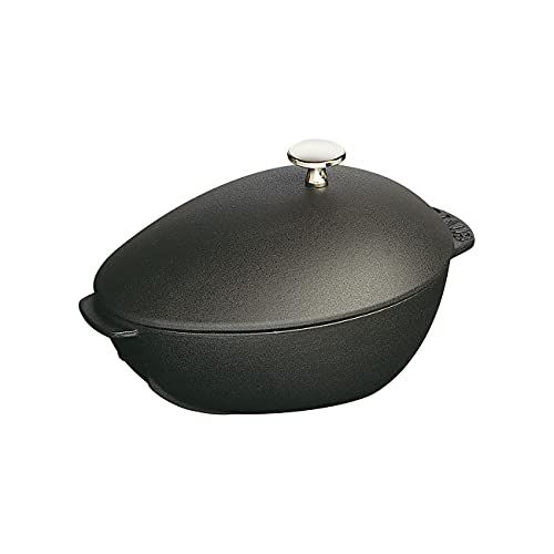Staub 1102523 Schelppot met deksel 25 cm 2,0 l Zwart