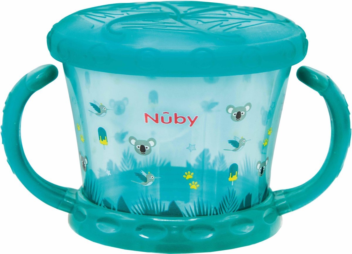 Nuby Nûby snackbeker met shakerbescherming Color vanaf 12 maanden in groen groen