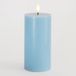 Sirius Sille LED Kaars Stompkaars - Ø 7,5cm x H 15cm - Blue Sky - Blauw